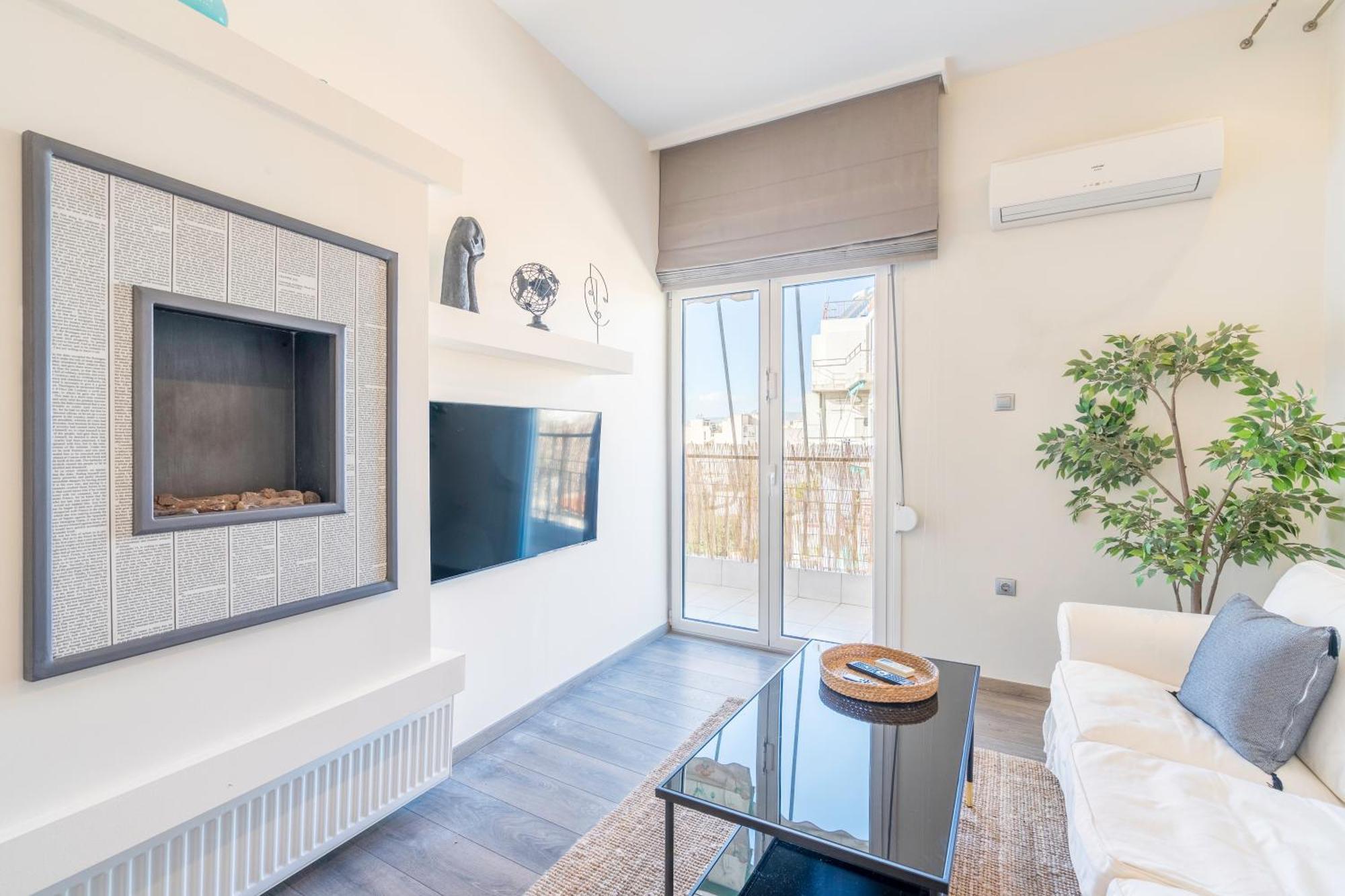 City Oasis: Newly Renovated 2Br Apt In City Center Ateny Zewnętrze zdjęcie